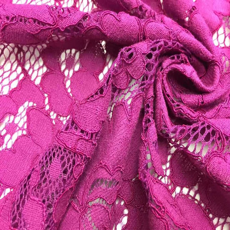Eyelash Lace Lace Fabric Placement Floral for Apparel Wholesale Suppli 34